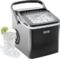 ICEMAN Dual-Size Ice Maker Countertop - Portable Ice Machine, Large and Small Ice Machine Maker with Self Cleaning, 9 Cubes in 7 Mins, 22lbs/24hrs, for Home, Kitchen, Office, Party, Ice Scoop Included