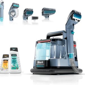 Shark StainStriker Portable Carpet Upholstery & Area Rug Cleaner, Stain & Odor Remover, Perfect for Car Interiors, Nordic Blue