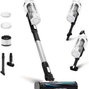 LEVOIT Cordless Vacuum Cleaner, Stick Vac with Tangle-Resistant Design, Up to 50 Minutes, Powerful Suction, Rechargeable, Lightweight, and Versatile for Carpet, Hard Floor, Pet Hair, LVAC-200