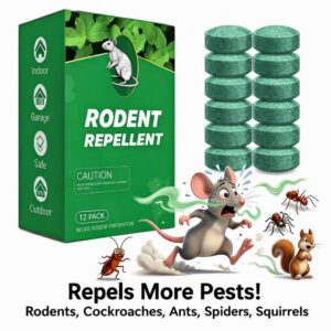 48 Pack Popular Natural Rodent Repellent Balls! Infused with peppermint and lemon oil, these balls effectively deter squirrels, rats, spiders, and other pests. Safe, long - lasting, and easy - to - use for both indoor and outdoor applications.